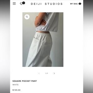 SQUARE POCKET PANT